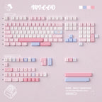 UR82 Strawberry Dessert Bundle | Keyboard + Keycap Set | Pink Aesthetic Mechanical Keyboard