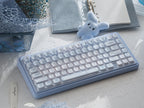 UR82 Cinnamoroll Crystal Jelly Mechanical Keyboard | KDA Profile PBT + PC Magnetic Switch