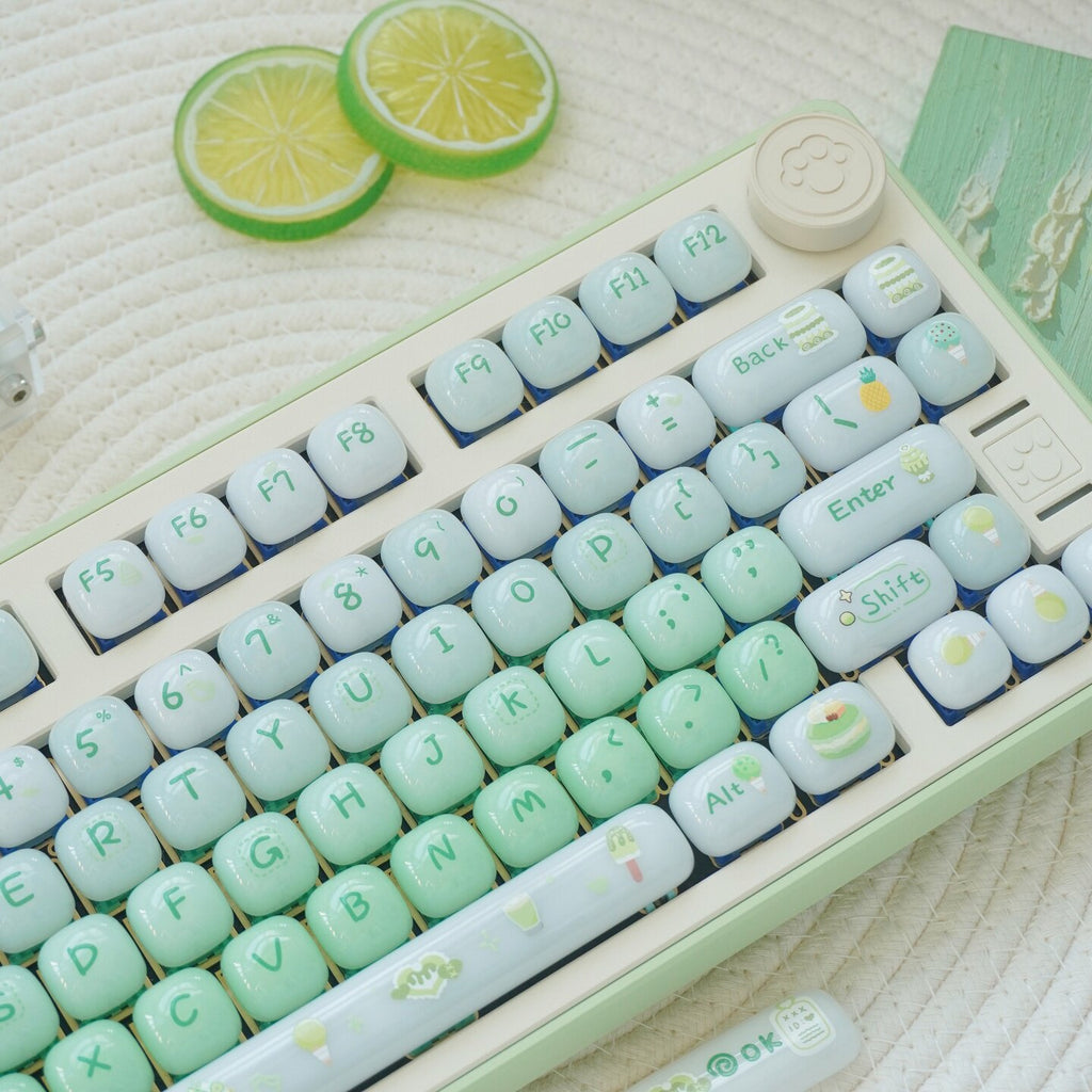 MOG Sweet Shop Jelly PC Keycap Set | Translucent RGB-Friendly Keycaps