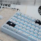 Cherry Self-mocking Bear - Folded Shadow Keycaps BPT set