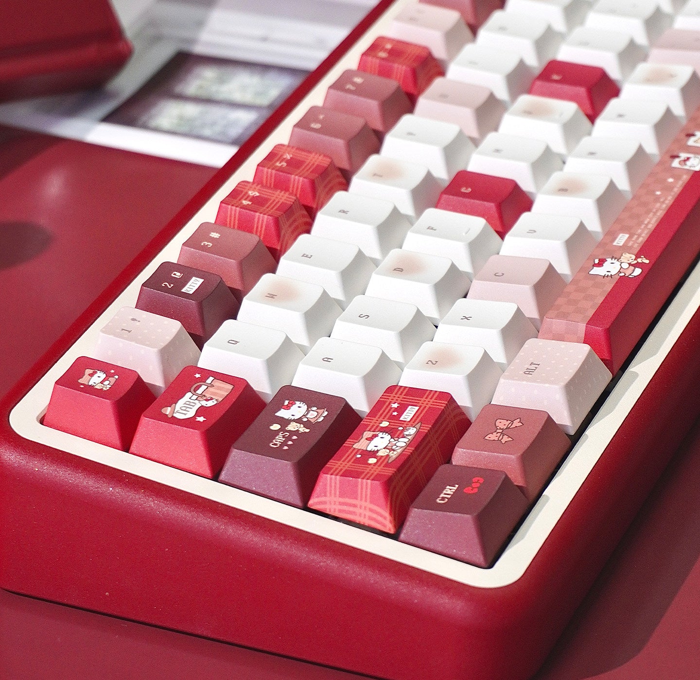 Hello Kitty Premium Custom Keycap Set | Cherry Profile PBT