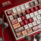 UR82 Baking Cat Red Three-Mode Mechanical Keyboard
