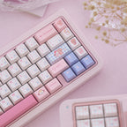 UR82 Strawberry Dessert Bundle | Keyboard + Keycap Set | Pink Aesthetic Mechanical Keyboard
