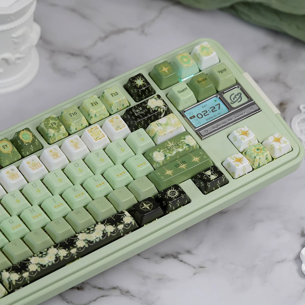 Night Star Ceramic Glaze Keycap Set | Cherry Profile PBT Keycaps