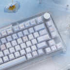 Urelab Winter Letter Dual-Layer Pudding Keycap Set