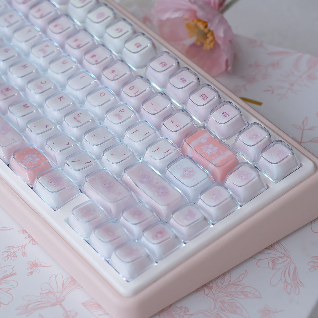 Urelab Melody Crystal Jelly Keycap Set