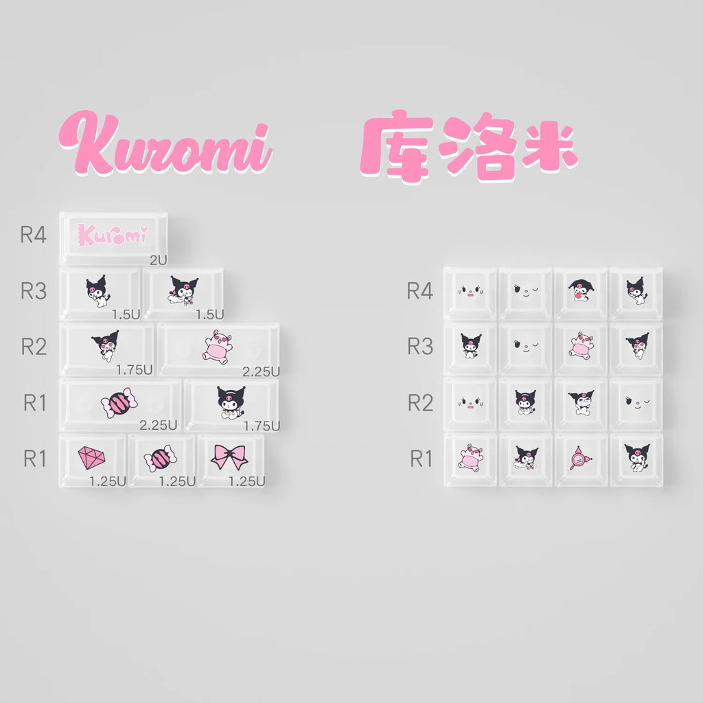 Urelab Kuromi Keycap Set