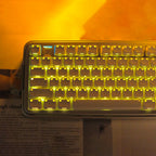 Urelab Lumière Cat Keycap Set — Glowing Cat Edition