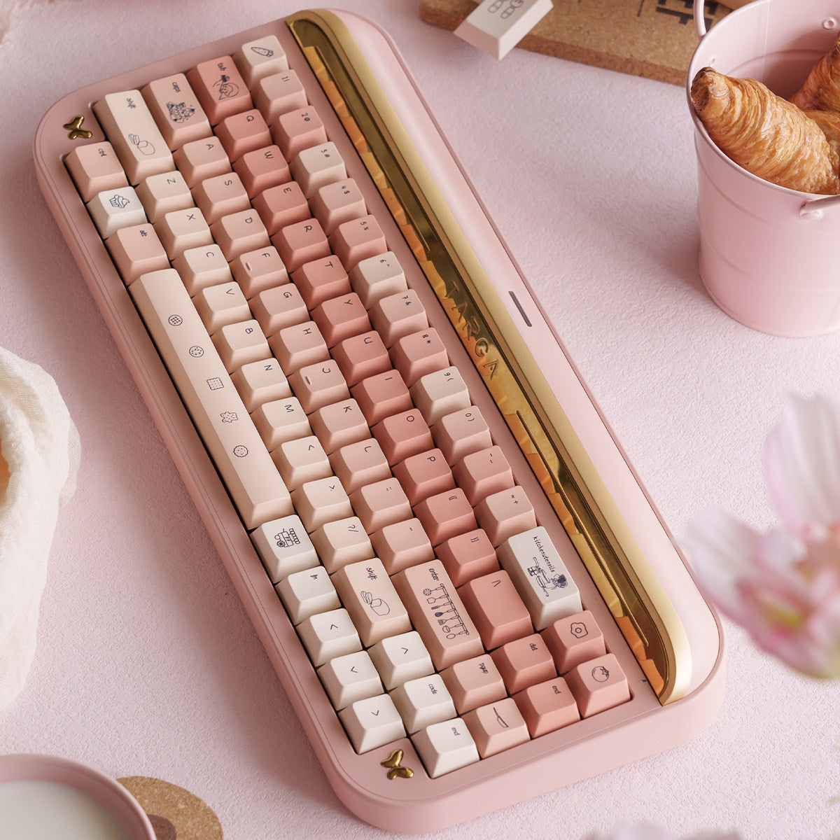 Urelab Cooking Girl Keycap Set