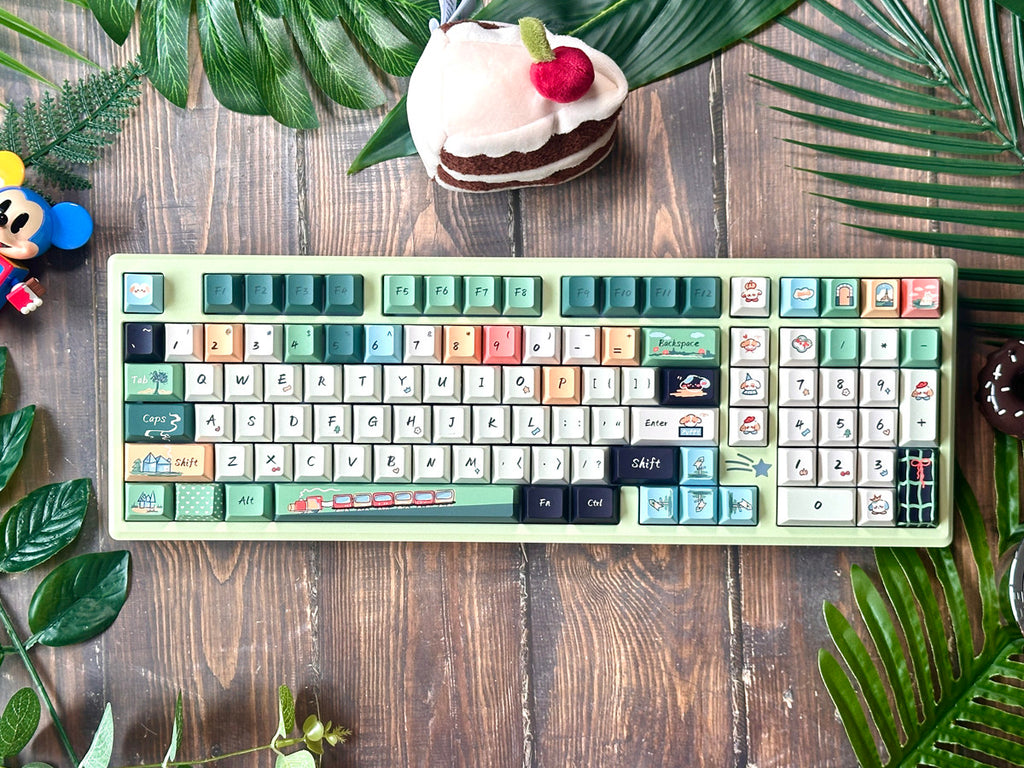 Urelab Spring Outing Puppy Keycap Set