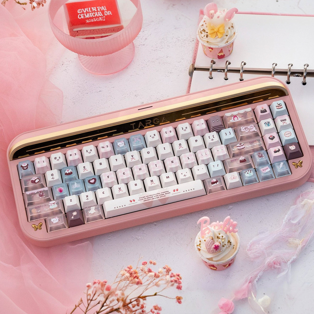 Urelab Silk Strawberry Keycap Set