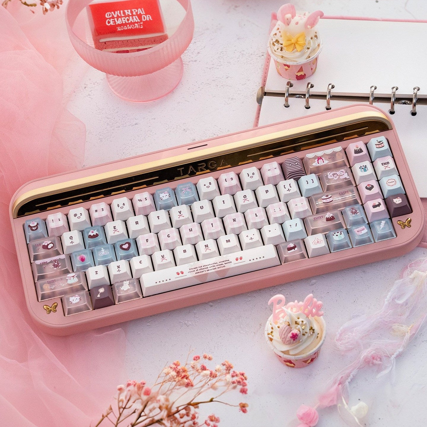 Urelab Silk Strawberry Keycap Set