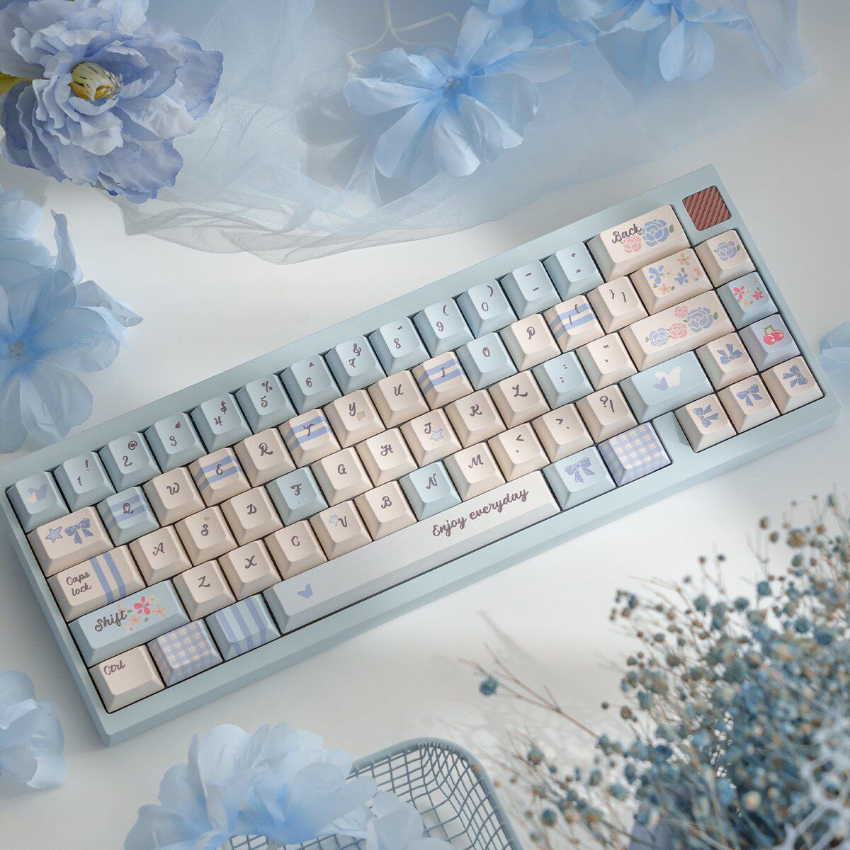 Urelab Plaid Garden Keycap Set