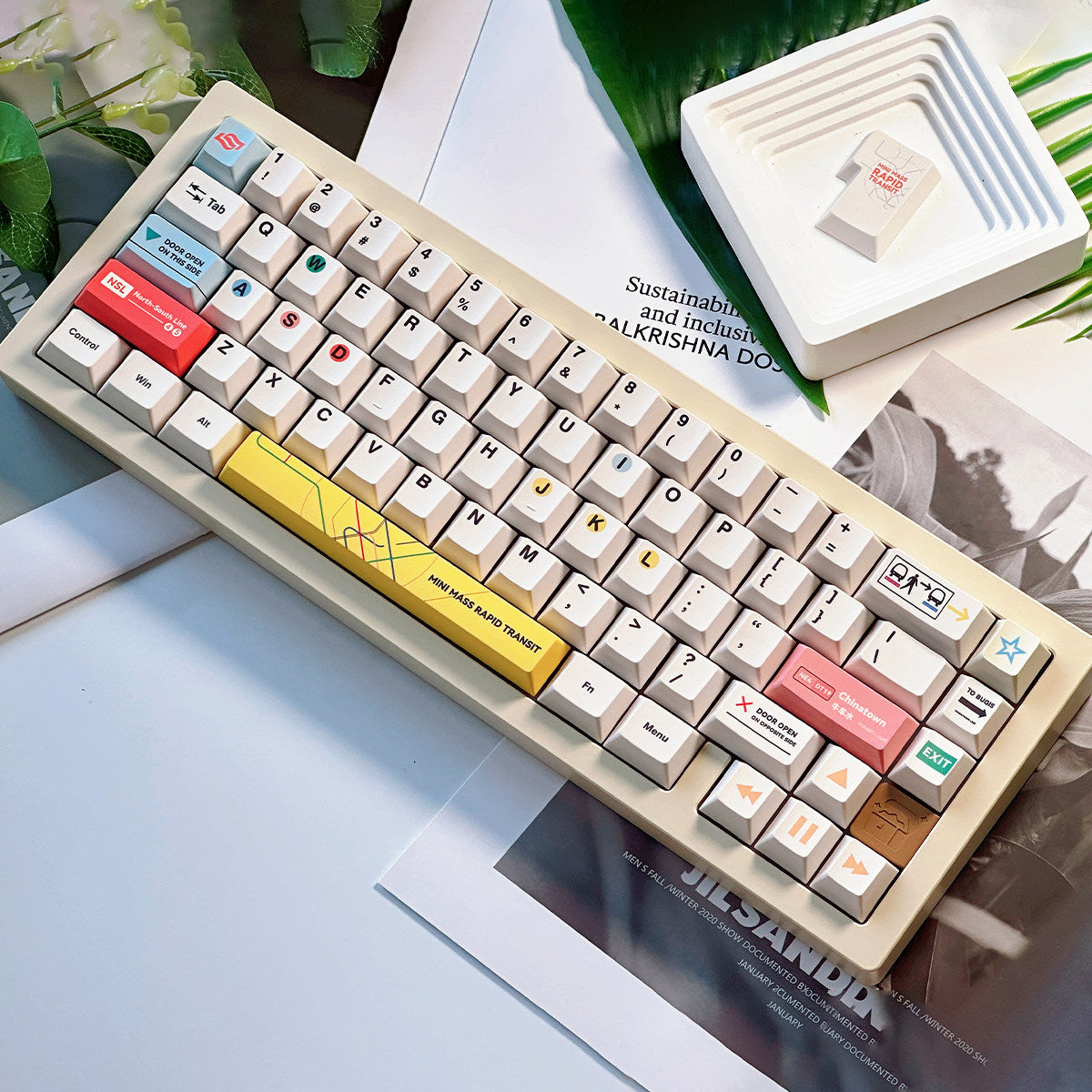 Urelab Singapore MRT Keycap Set