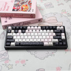 Urelab Black Veil Pink Cheeks Keycap Set
