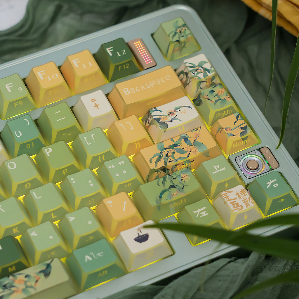 Urelab Osmanthus Oolong Keycap Set - EdgeLit Version