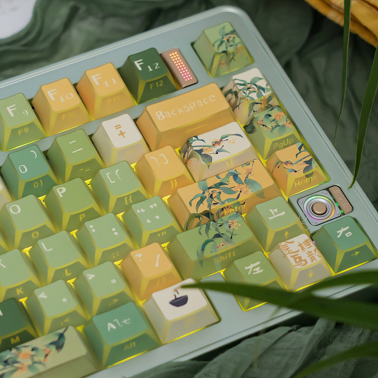 Urelab Osmanthus Oolong Keycap Set - EdgeLit Version