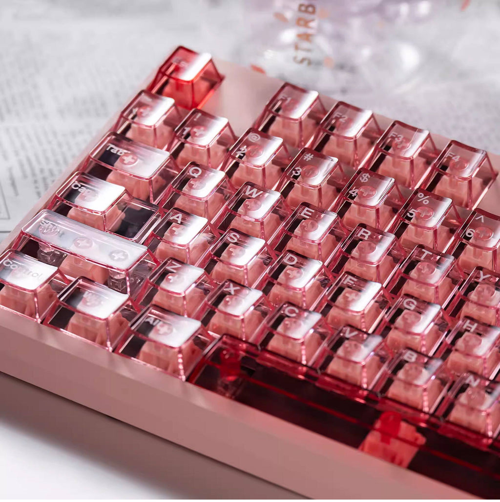 Urelab Agate Pink Keycap Set