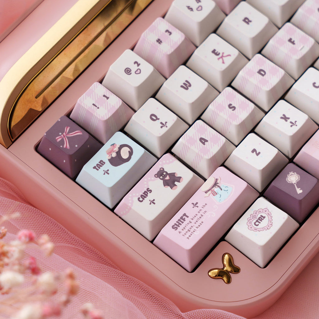 Urelab Silk Strawberry Keycap Set