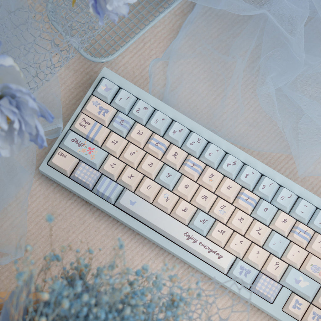 Urelab Plaid Garden Keycap Set