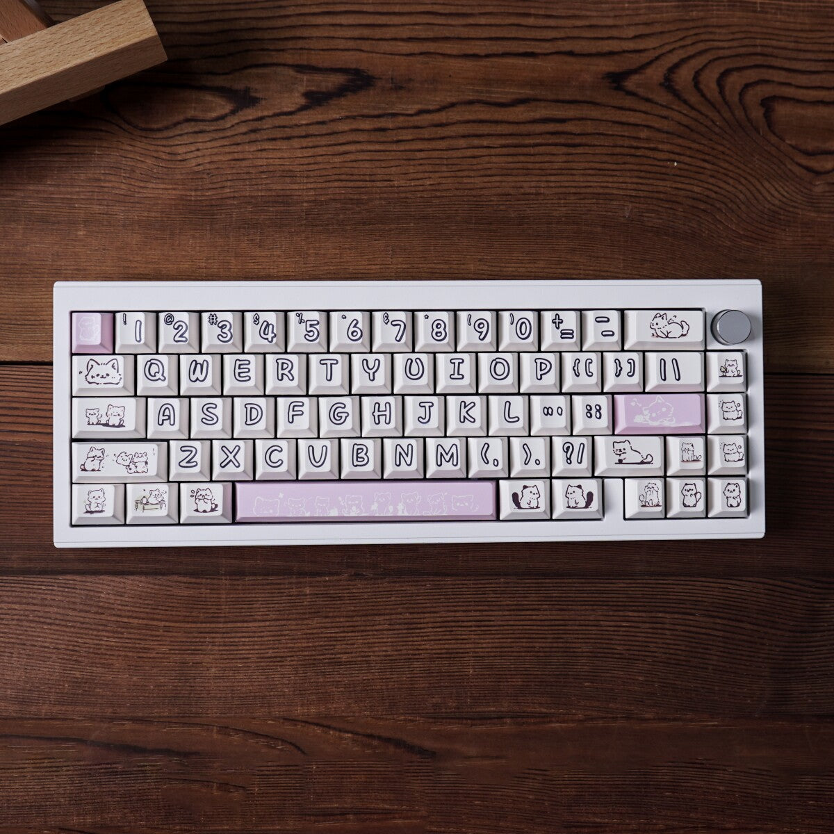 Urelab Doodle Cat Keycap Set