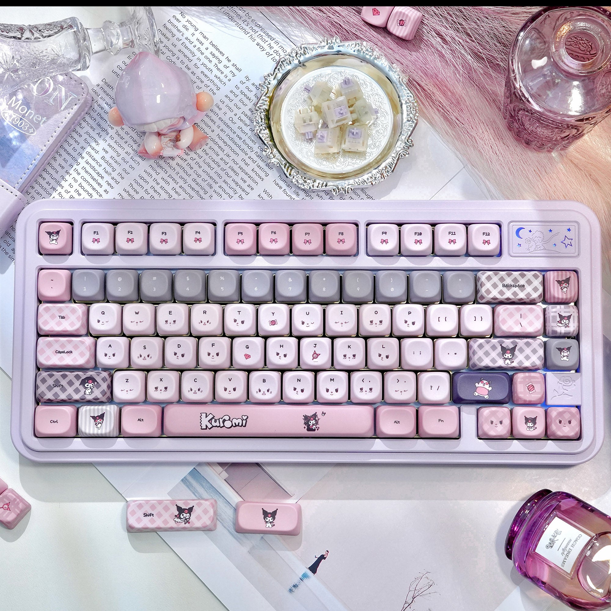 Urelab Kuromi Keycap Set