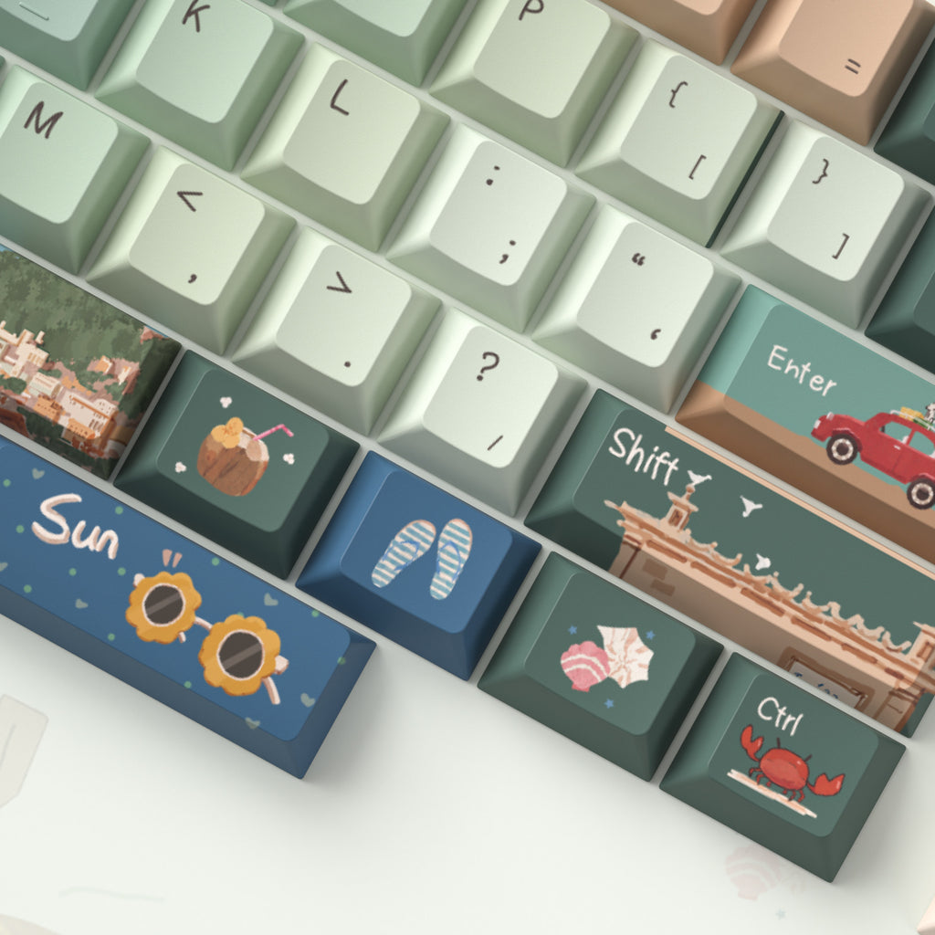 Urelab Seaside Town Keycap Set