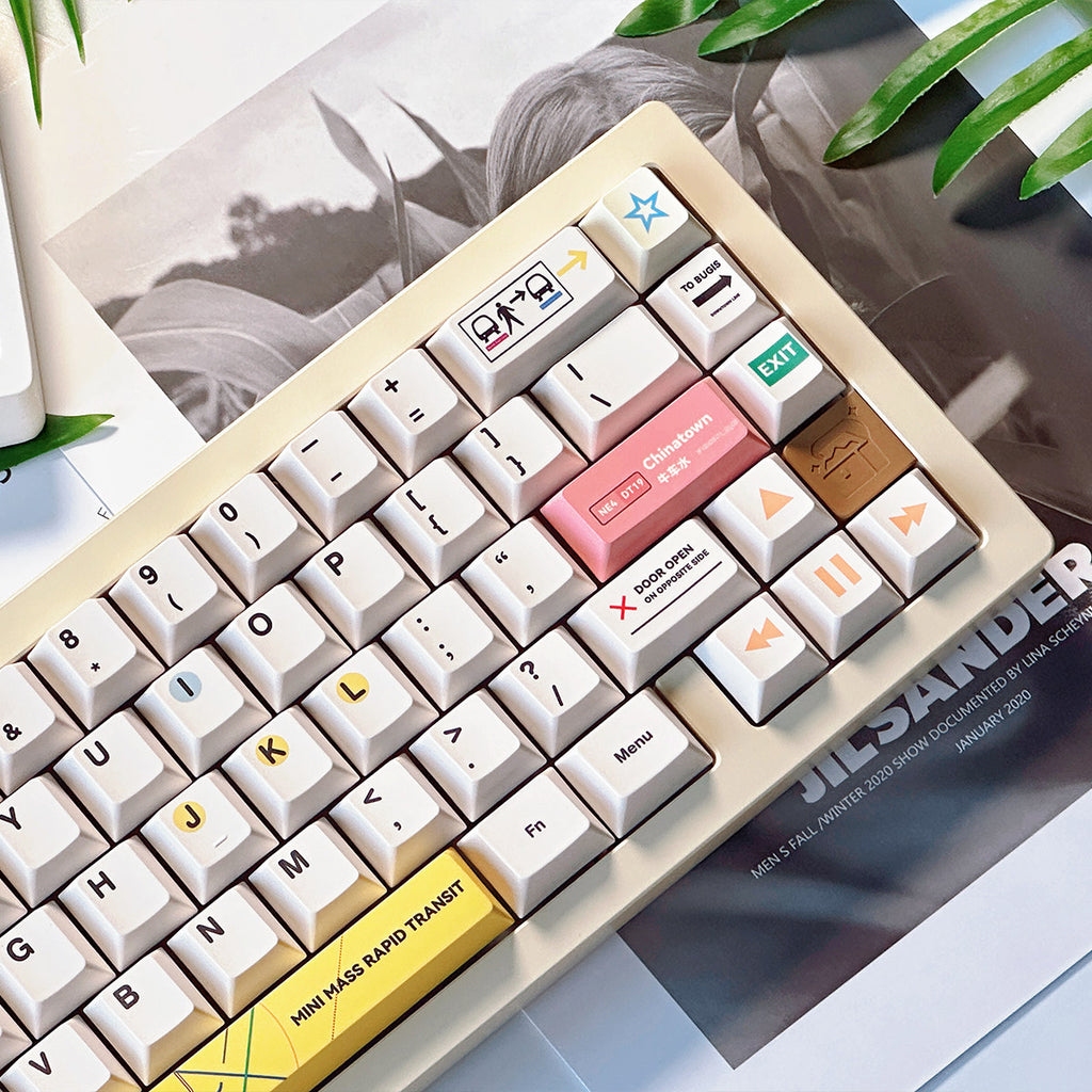 Urelab Singapore MRT Keycap Set
