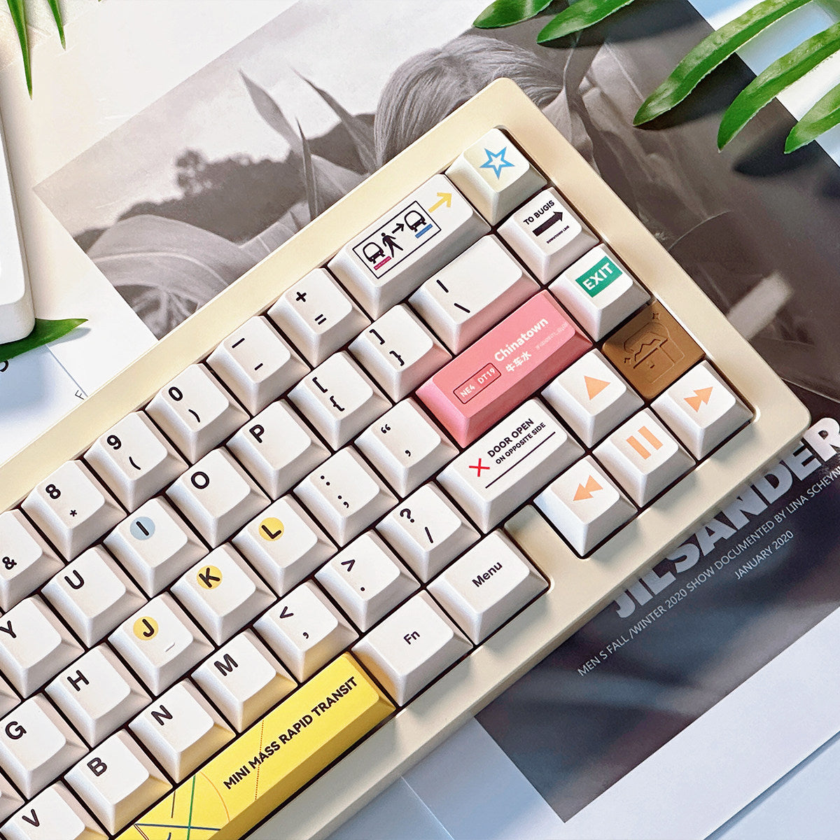 Urelab Singapore MRT Keycap Set