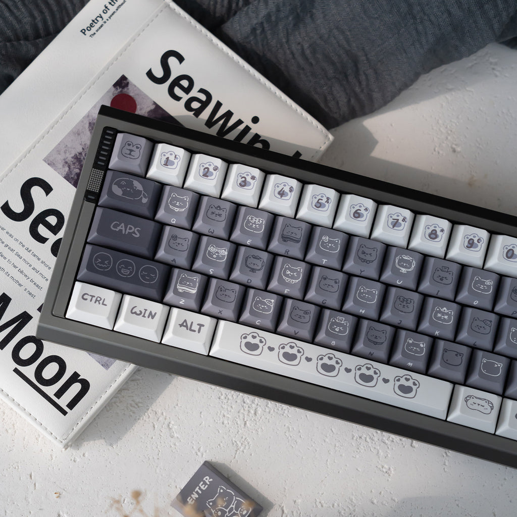 Urelab Emo Kitty Keycap Set