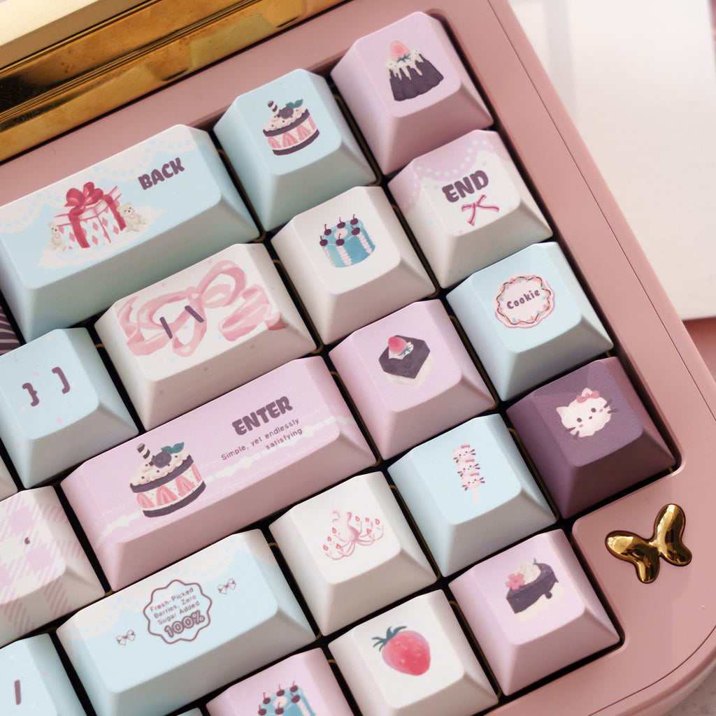 Urelab Silk Strawberry Keycap Set