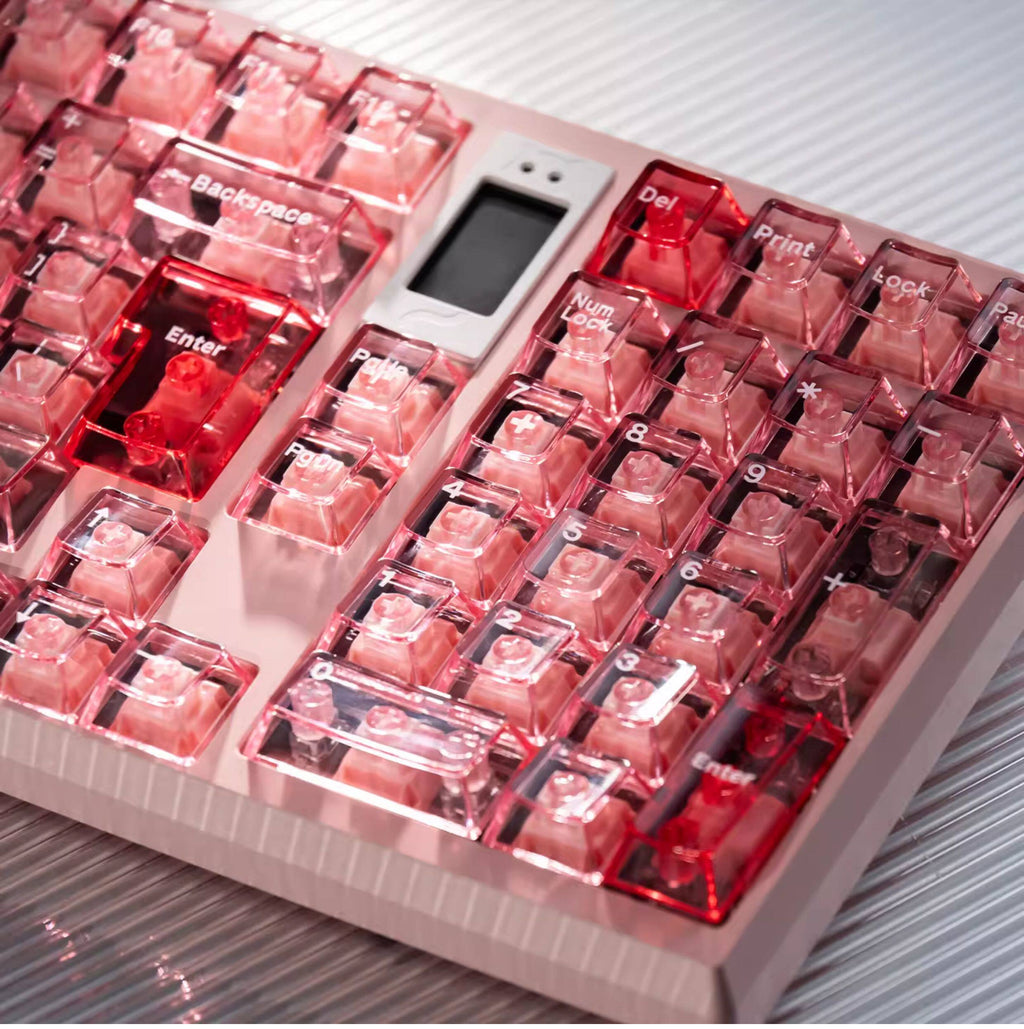 Urelab Agate Pink Keycap Set