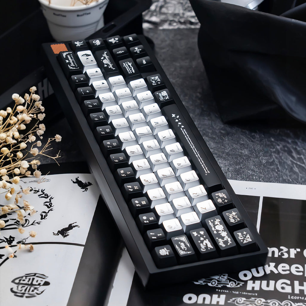 Urelab Night Butterfly Keycap Set