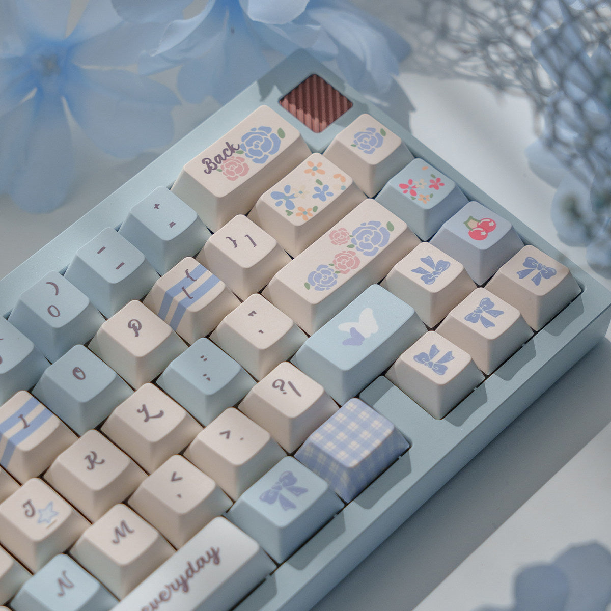 Urelab Plaid Garden Keycap Set