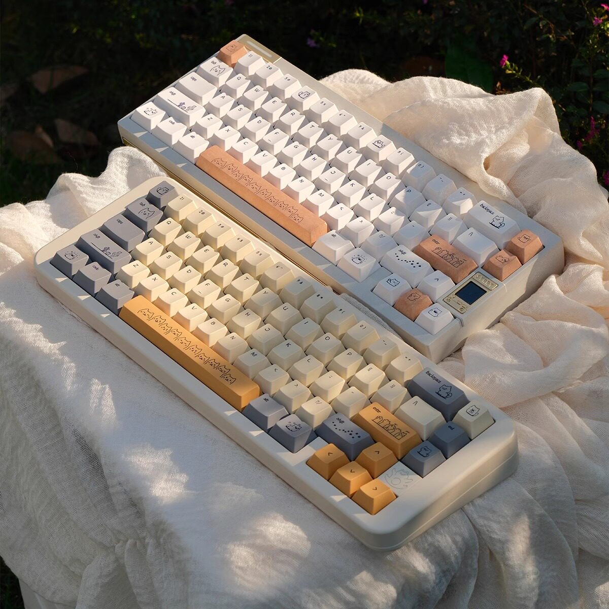 Urelab Sand Cat Keycap Set