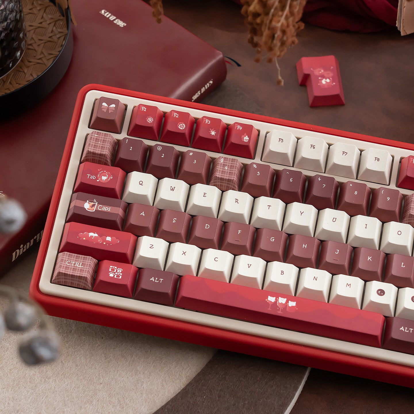 【Pre-order】Urelab Tipsy Meow Moment Keycap Set