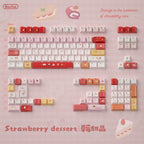 Urelab Strawberry Dessert Keycap Set