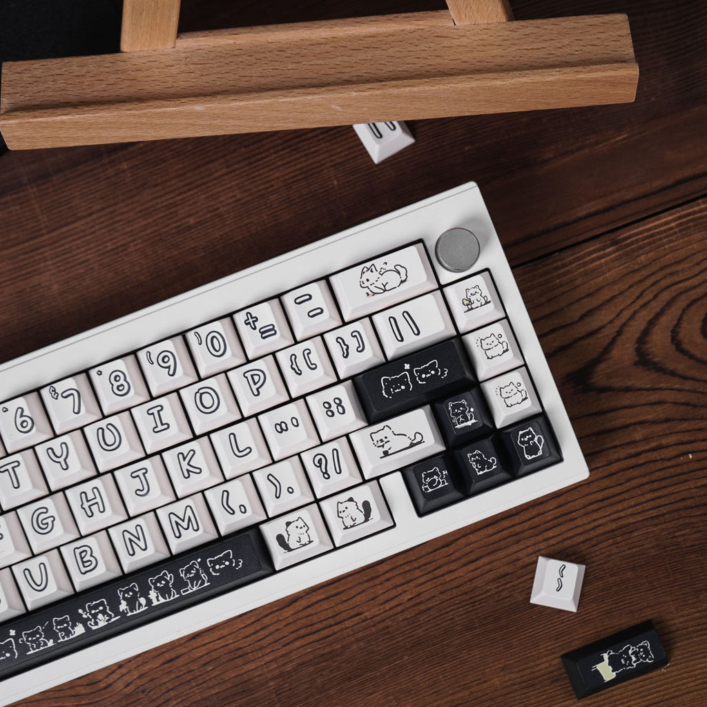 Urelab Doodle Cat Keycap Set