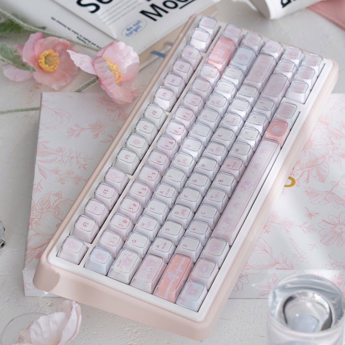 Urelab Melody Crystal Jelly Keycap Set