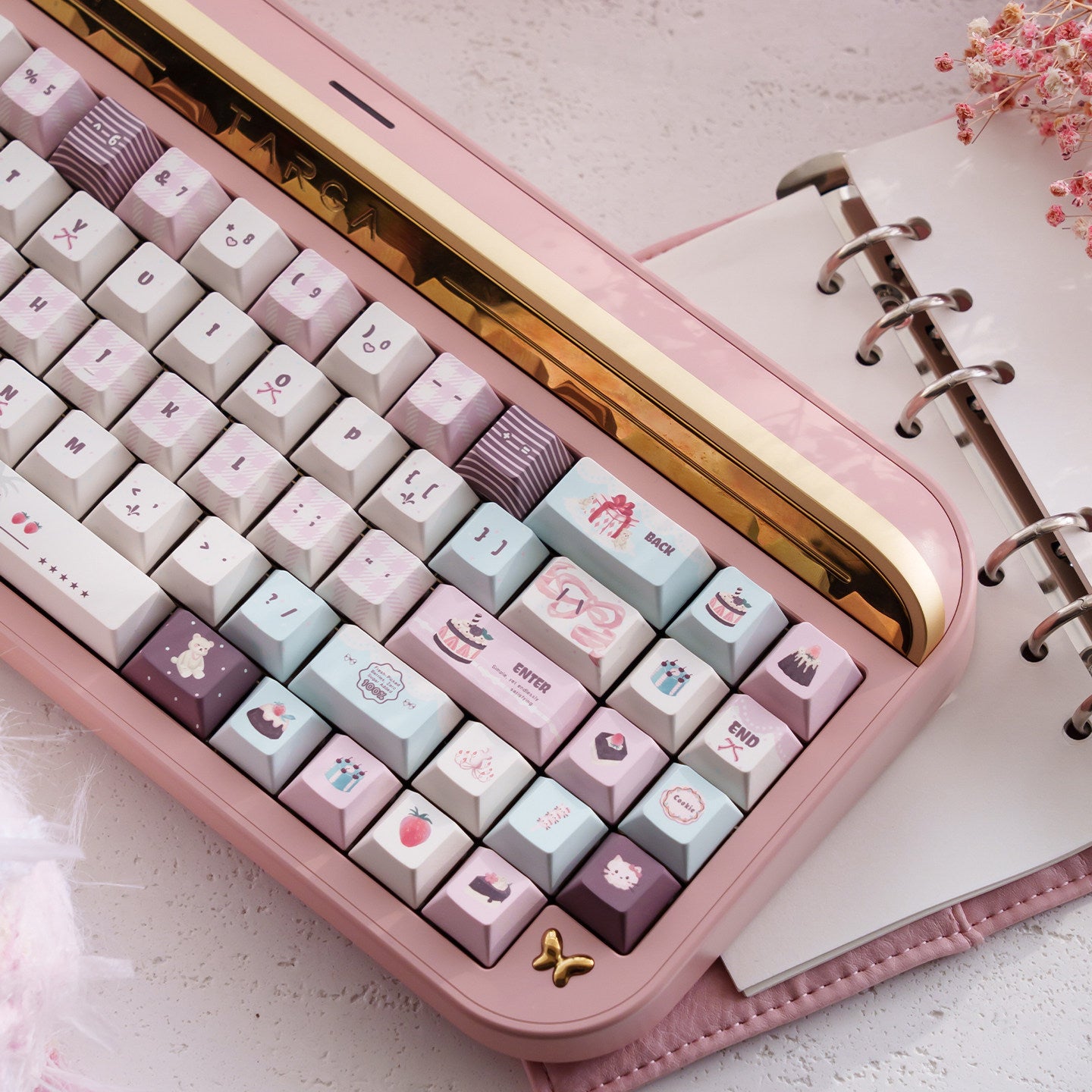 Urelab Silk Strawberry Keycap Set