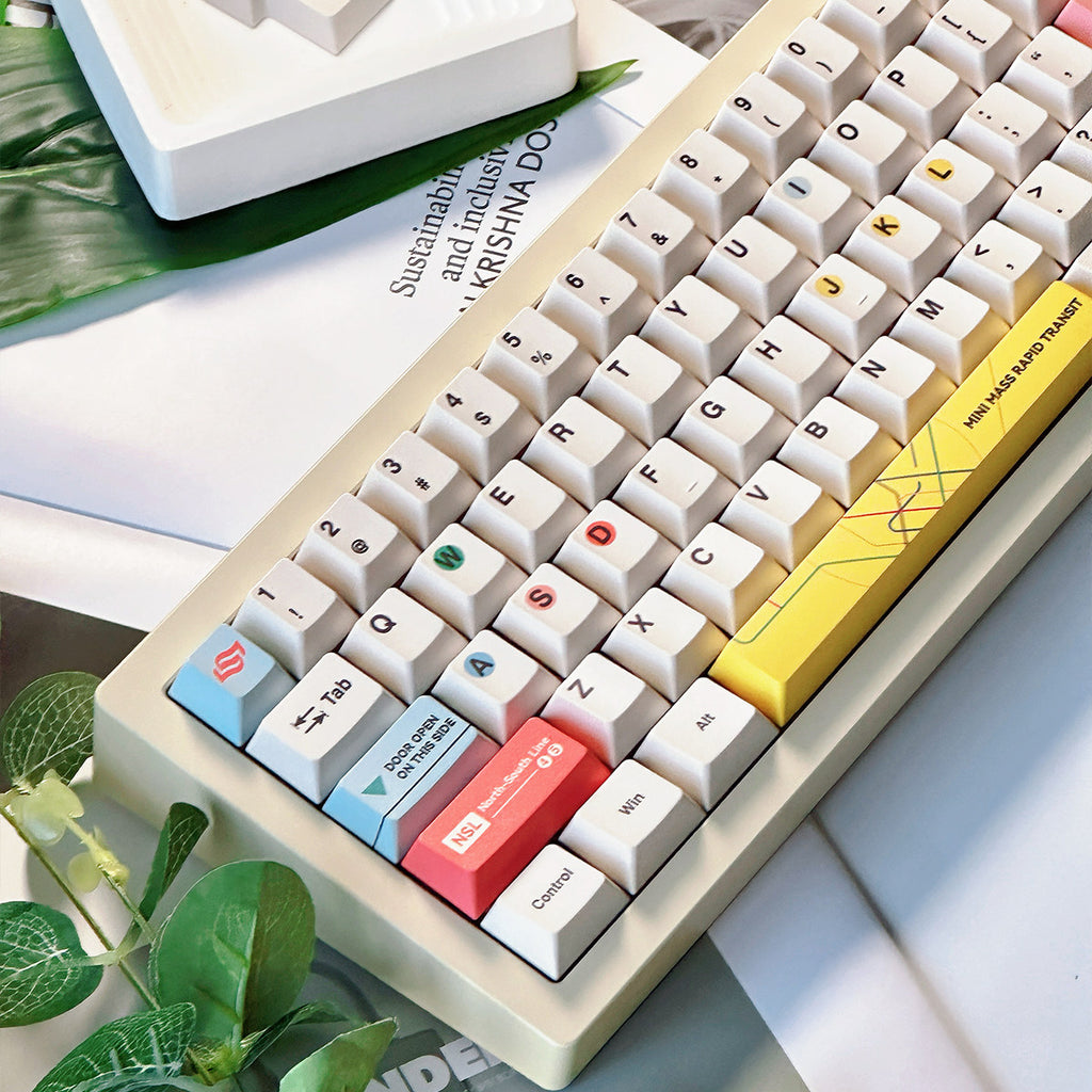 Urelab Singapore MRT Keycap Set