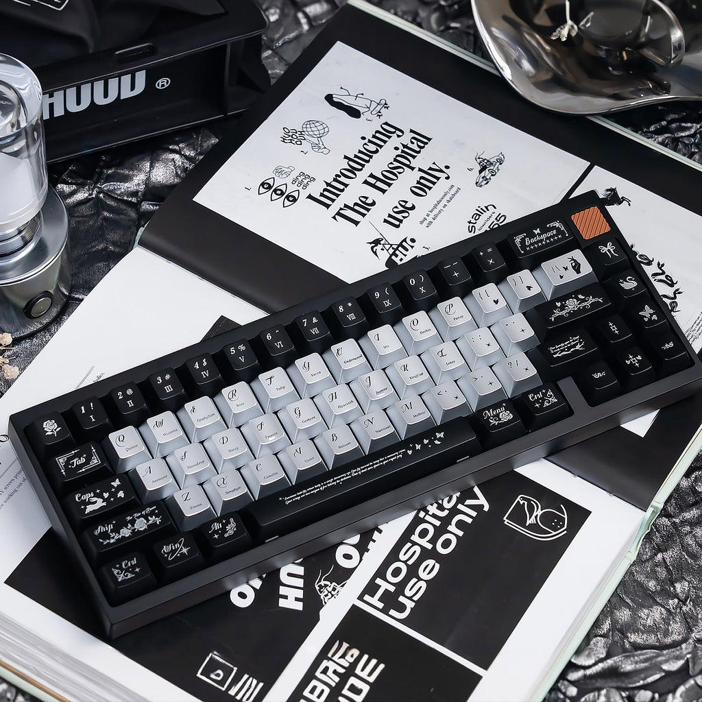 Urelab Night Butterfly Keycap Set
