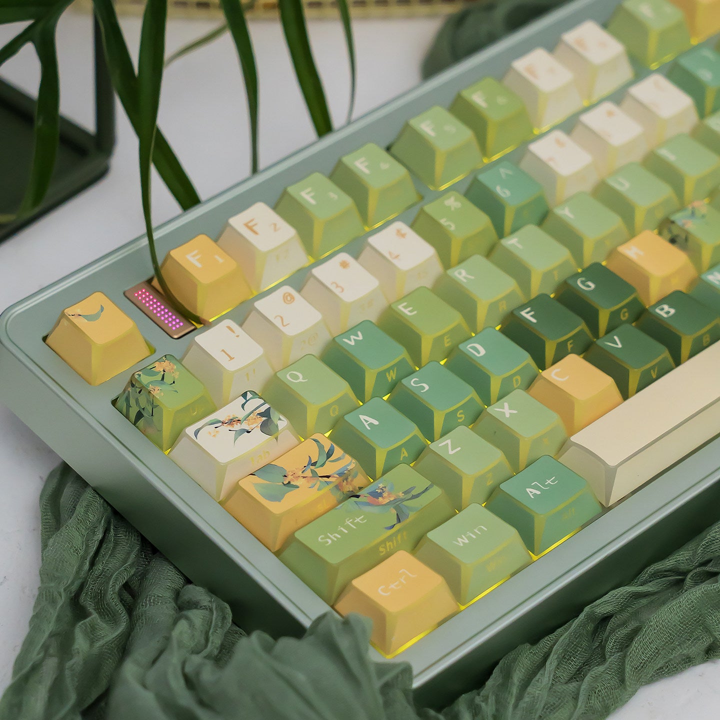 Urelab Osmanthus Oolong Keycap Set - EdgeLit Version