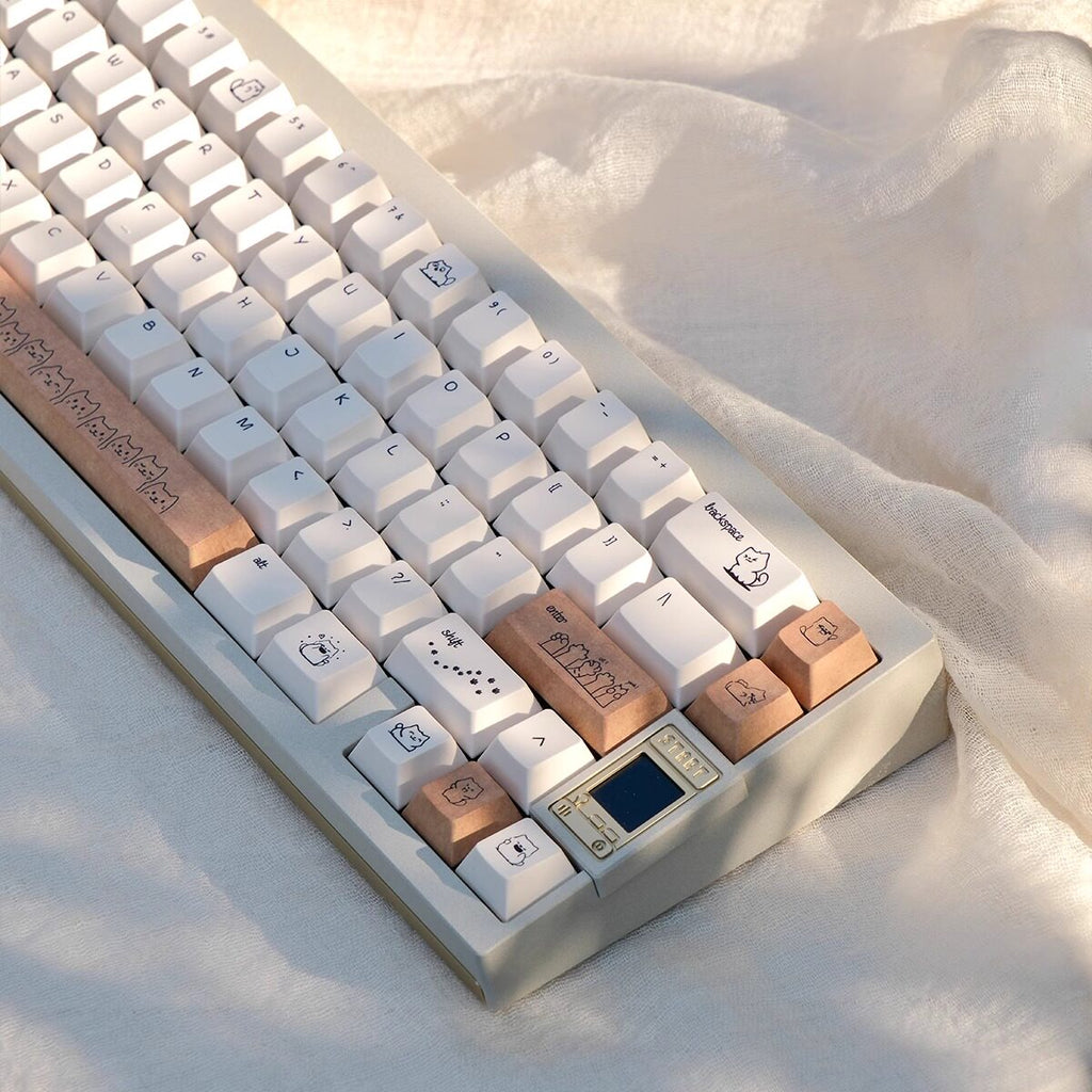 Urelab Sand Cat Keycap Set