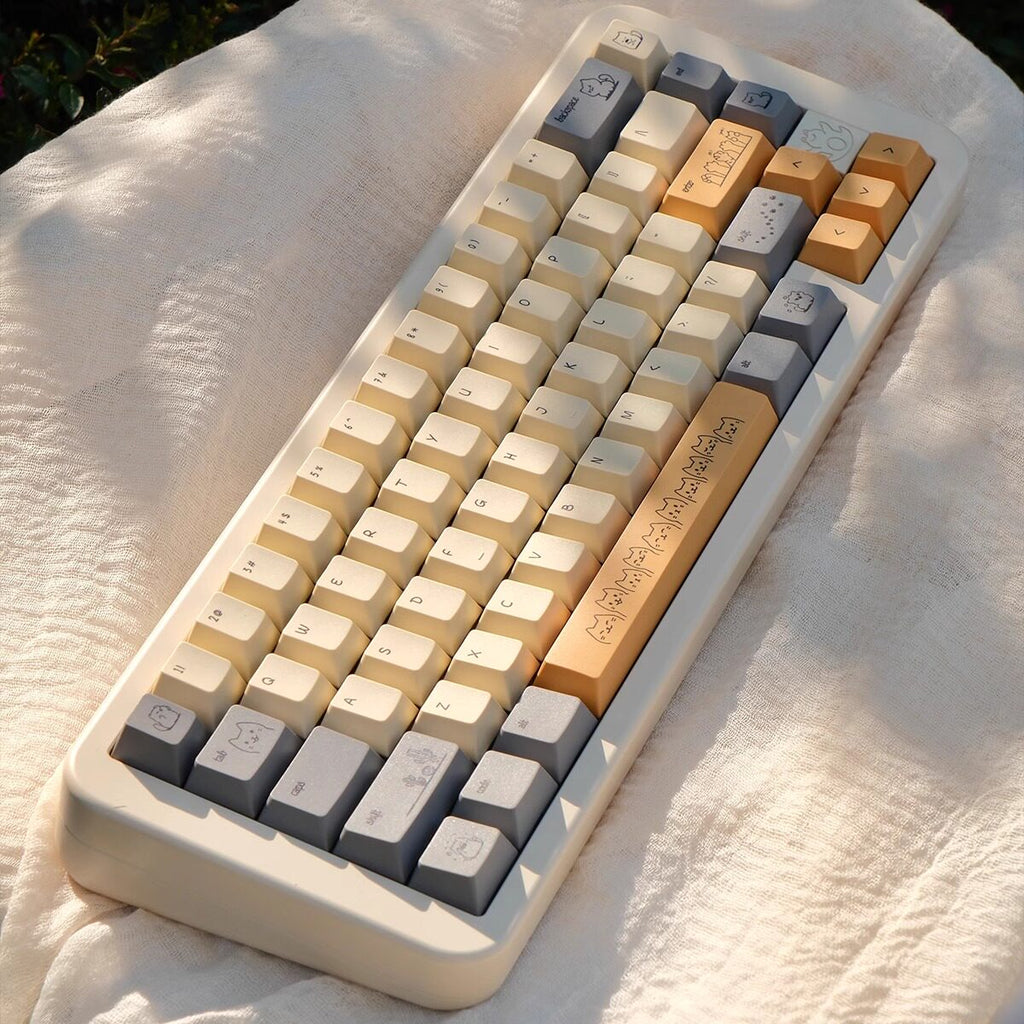 Urelab Sand Cat Keycap Set