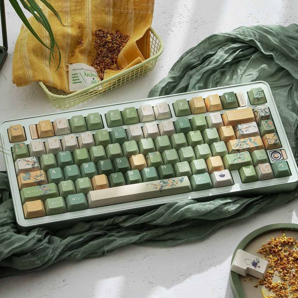 Urelab Osmanthus Oolong Keycap Set - EdgeLit Version