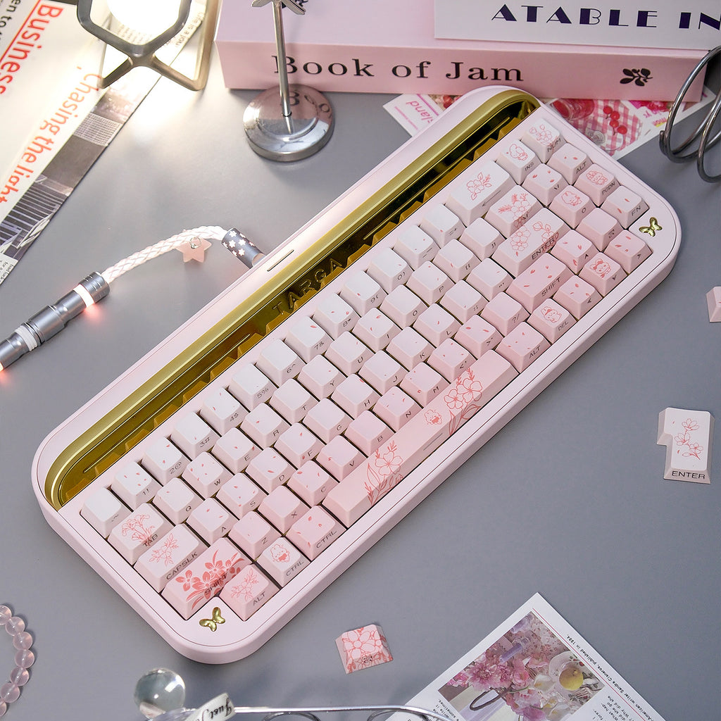 Urelab Floral Rabbit Journey Keycap Set