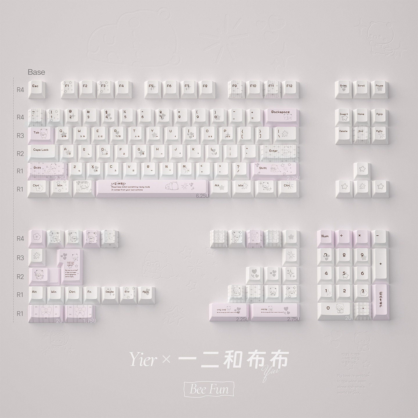 Urelab Dudu & Bubu Keycap Set