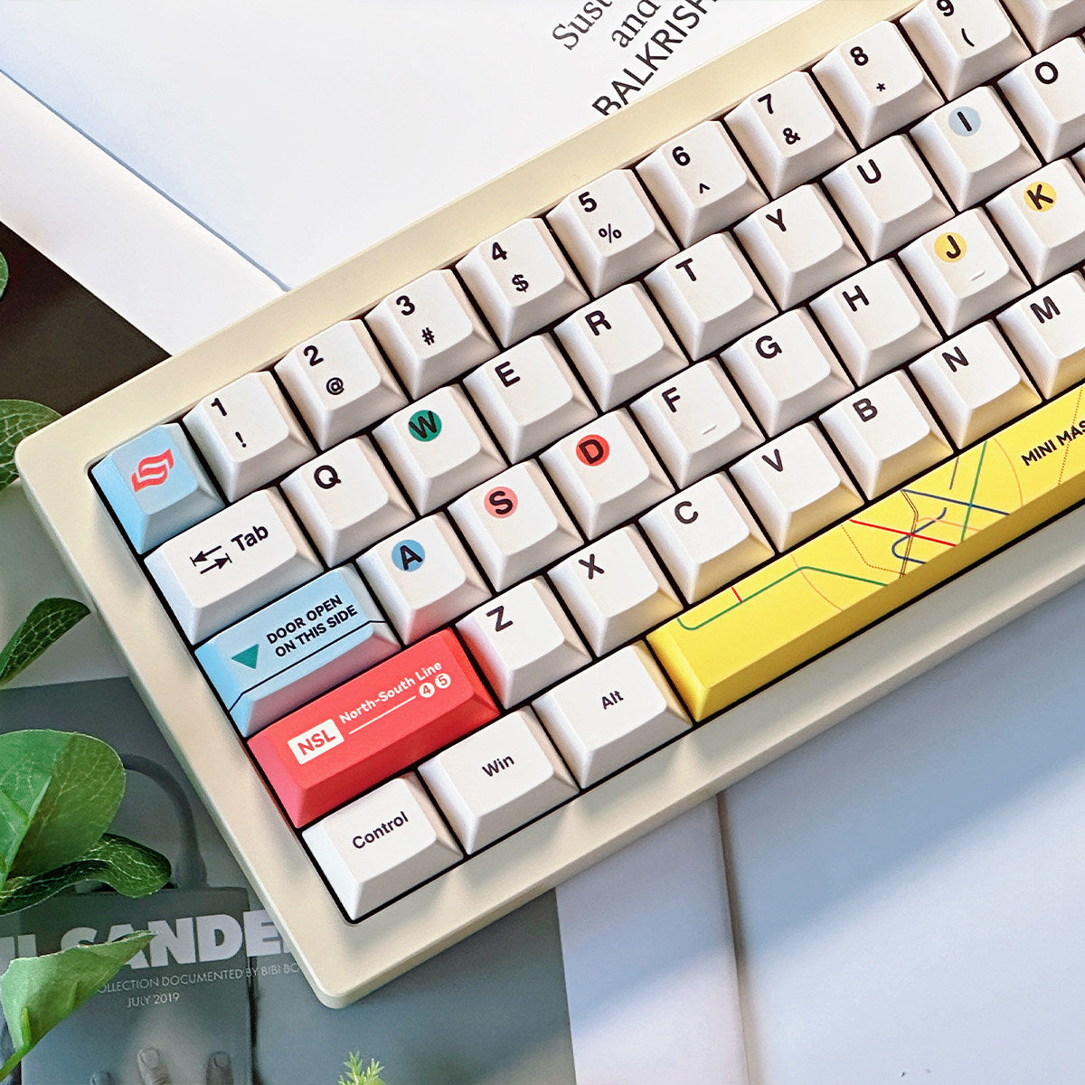 Urelab Singapore MRT Keycap Set