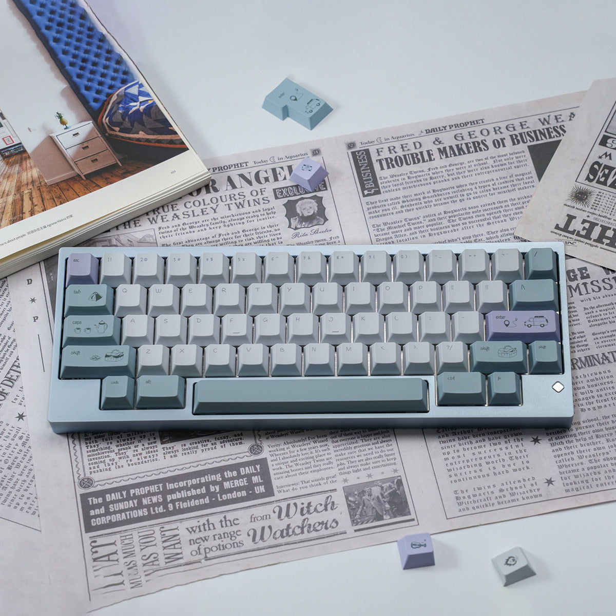 Urelab Camping × Beefun Keycap Set